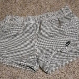 Nike plaid shorts